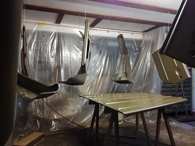 RAL 6014 lackiert
