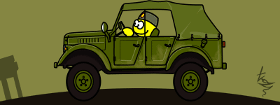 GAZ 69 fährt um die Welt